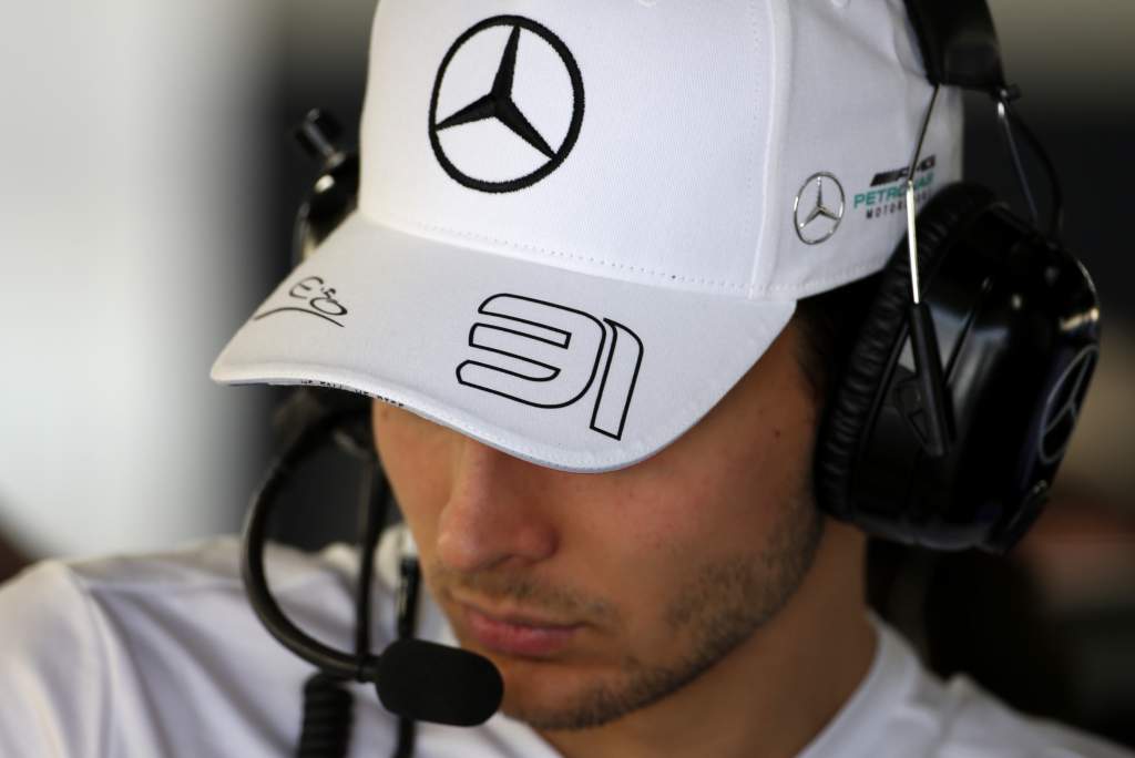 Esteban Ocon Mercedes F1