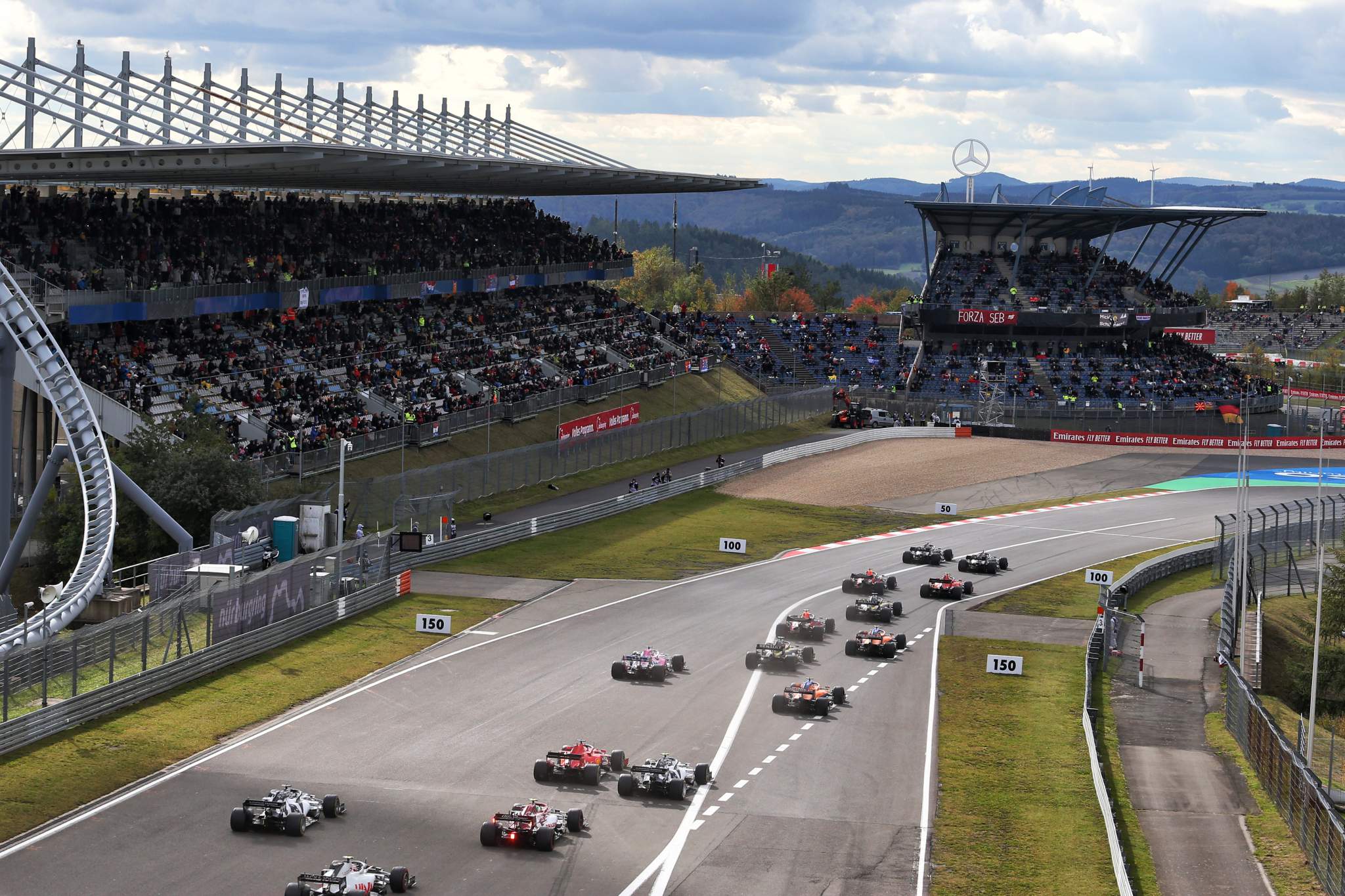 Motor Racing Formula One World Championship Eifel Grand Prix Race Day Nurbugring, Germany