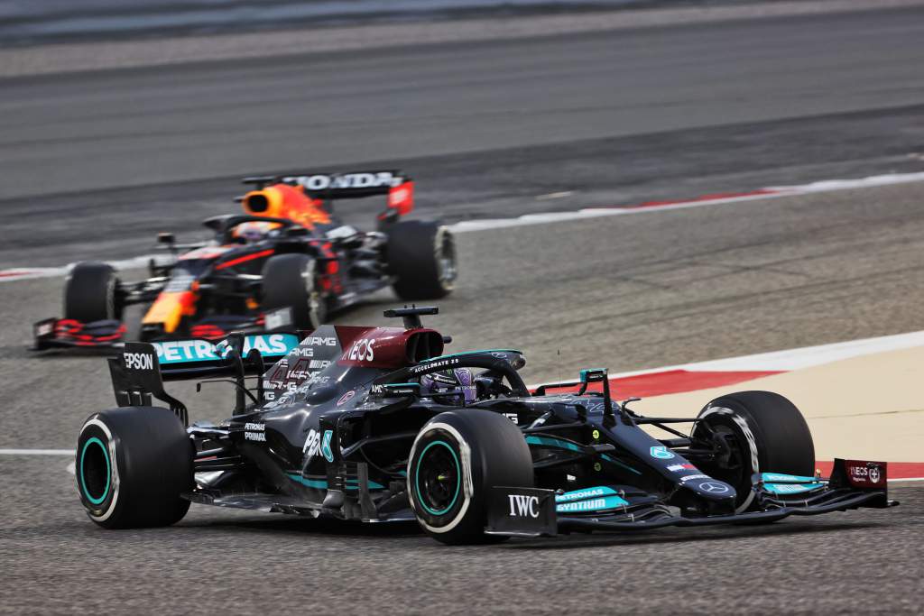 Mercedes Red Bull F1 testing 2021 Bahrain