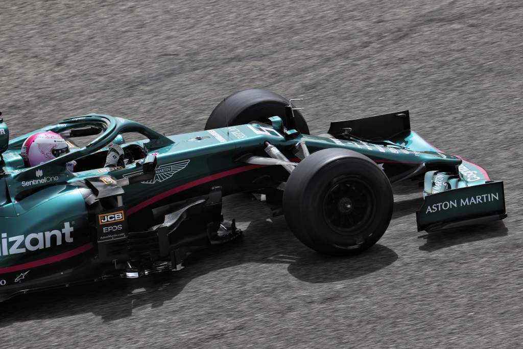 Sebastian Vettel Aston Martin F1 testing