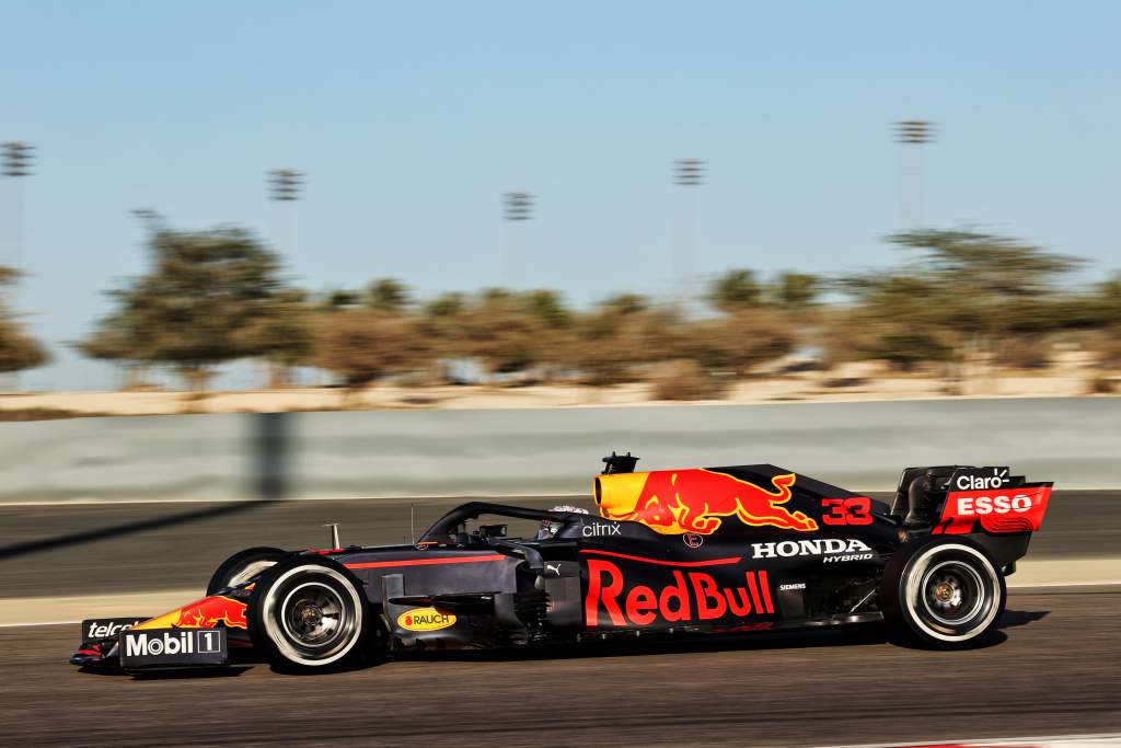 Max Verstappen Red Bull Bahrain F1 testing 2021