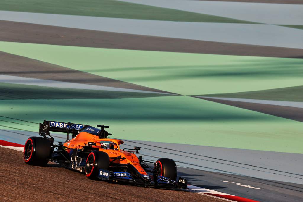 Daniel Ricciardo McLaren Bahrain F1 testing 2021