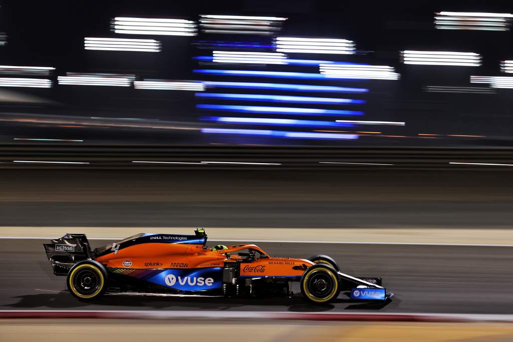 Norris’s downbeat appraisal despite ending practice second