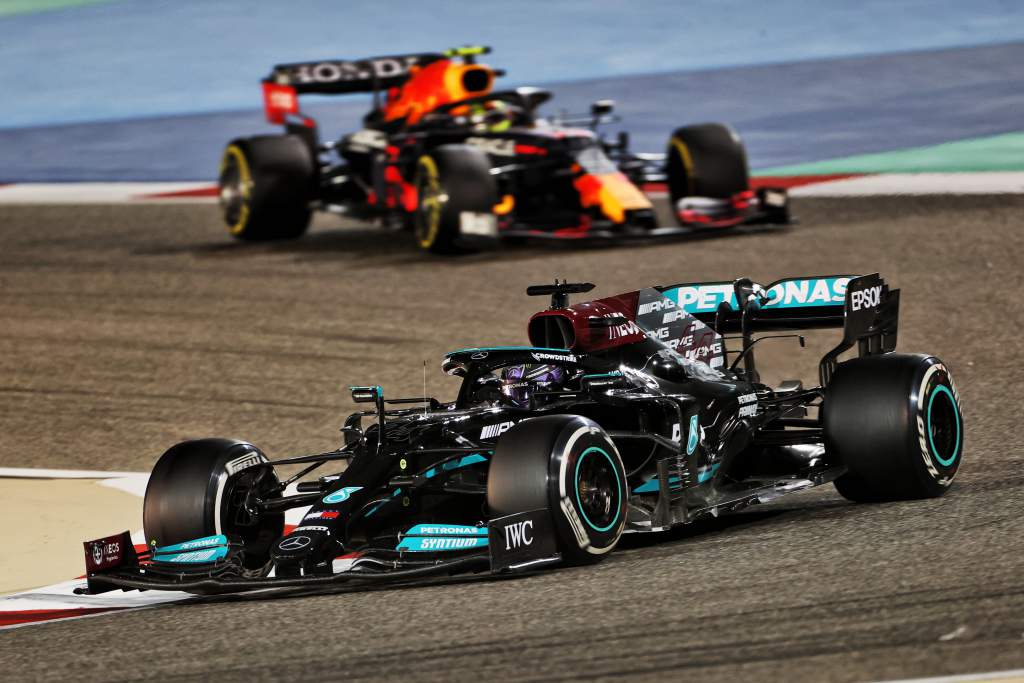 Lewis Hamilton Max Verstappen Mercedes Red Bull F1 Bahrain GP