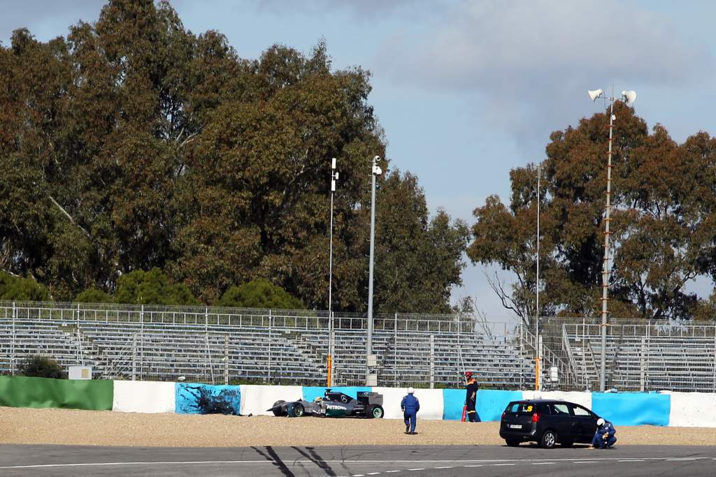 Lewis Hamilton F1 testing Jerez 2014 Mercedes