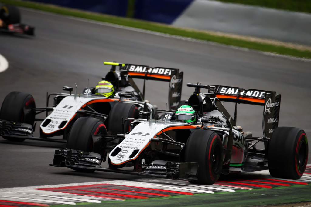 Nico Hulkenberg Sergio Perez Force India F1 2016