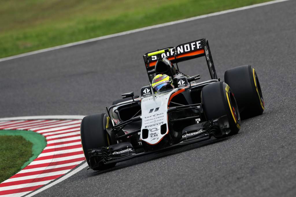 Sergio Perez Force India Suzuka 2016