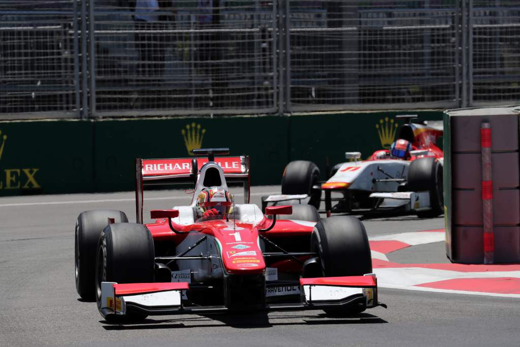 Charles Leclerc Baku GP2 2017