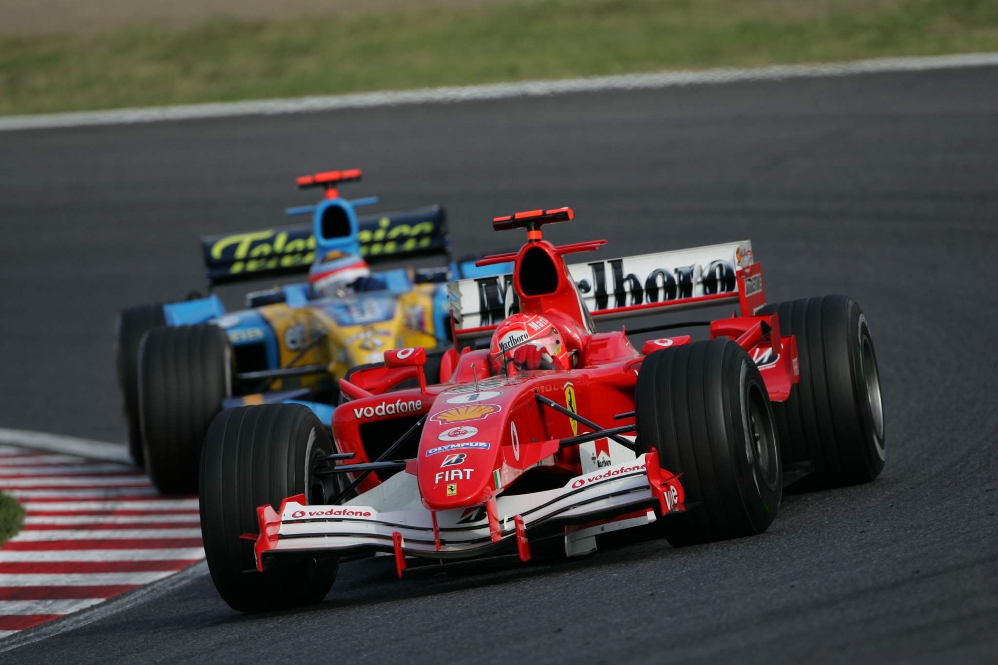 Michael Schumacher Ferrari Fernando Alonso Renault 2005