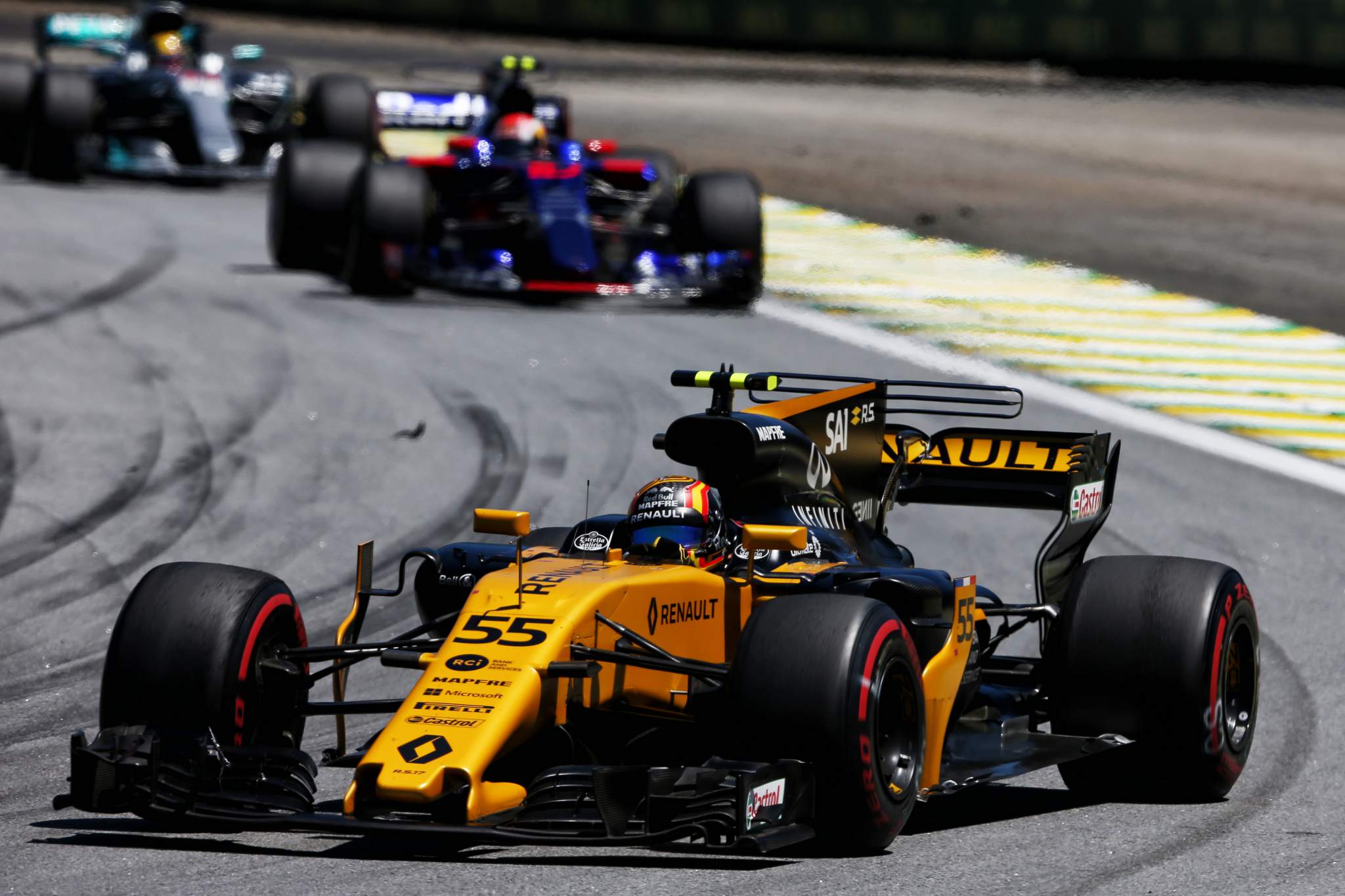 Motor Racing Formula One World Championship Brazilian Grand Prix Race Day Sao Paulo, Brazil