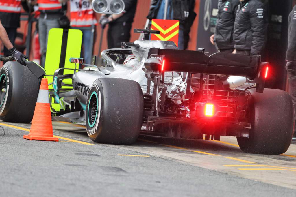 Lewis Hamilton Mercedes F1 testing 2019