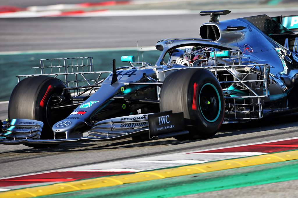 Lewis Hamilton Mercedes F1 2019 testing