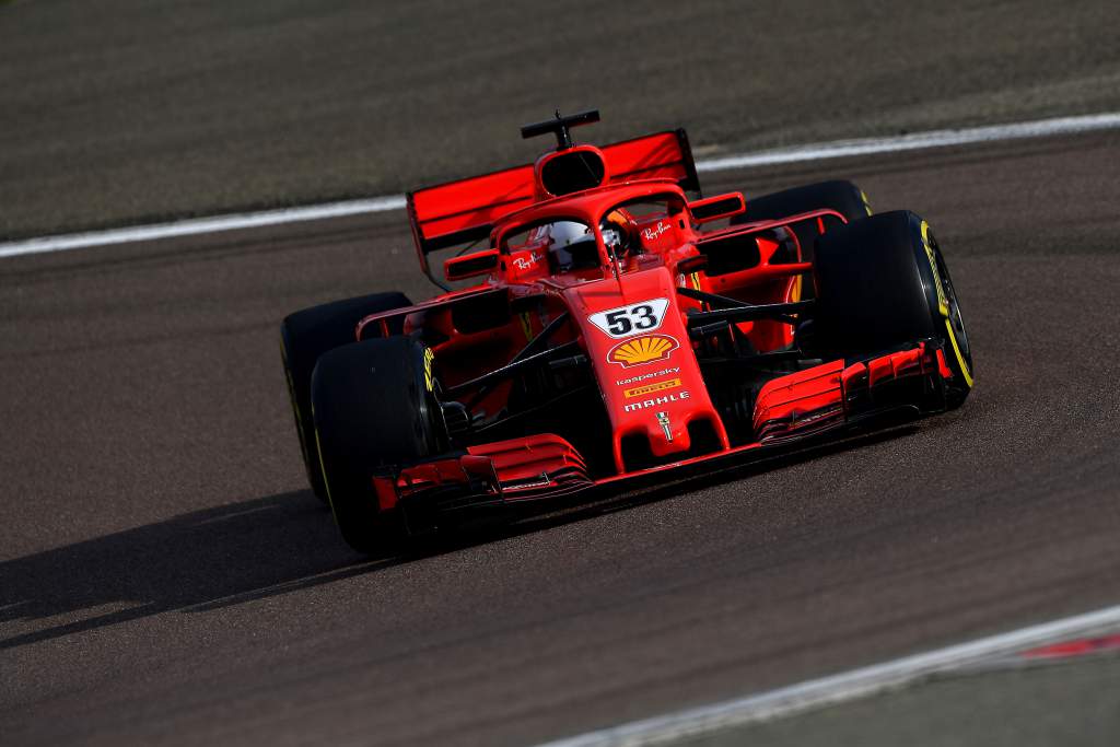 Callum Ilott Ferrari test January 2021