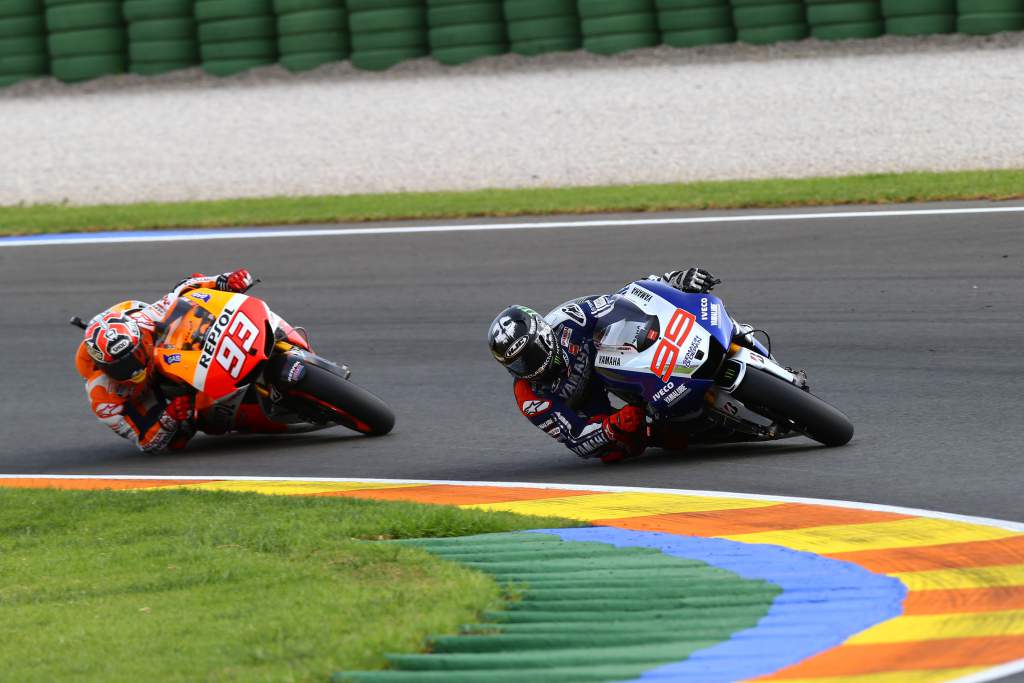 Jorge Lorenzo Yamaha Marc Marquez Honda Valencia MotoGP 2013