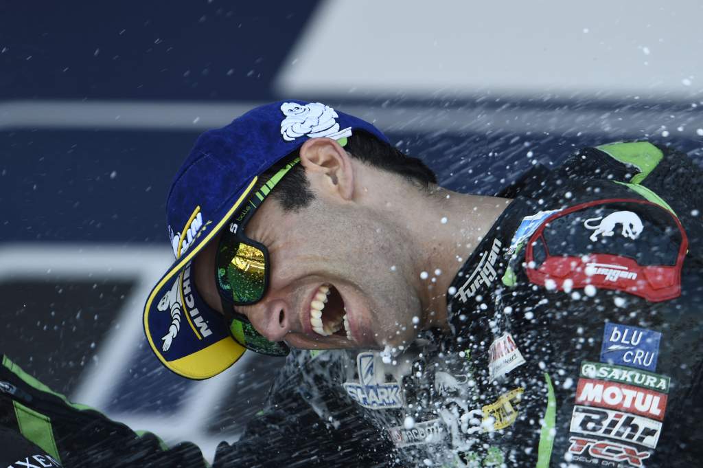 Johann Zarco Jerez MotoGP podium 2018