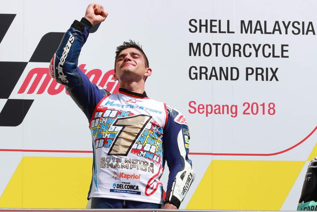 Jorge Martin Moto3 champion