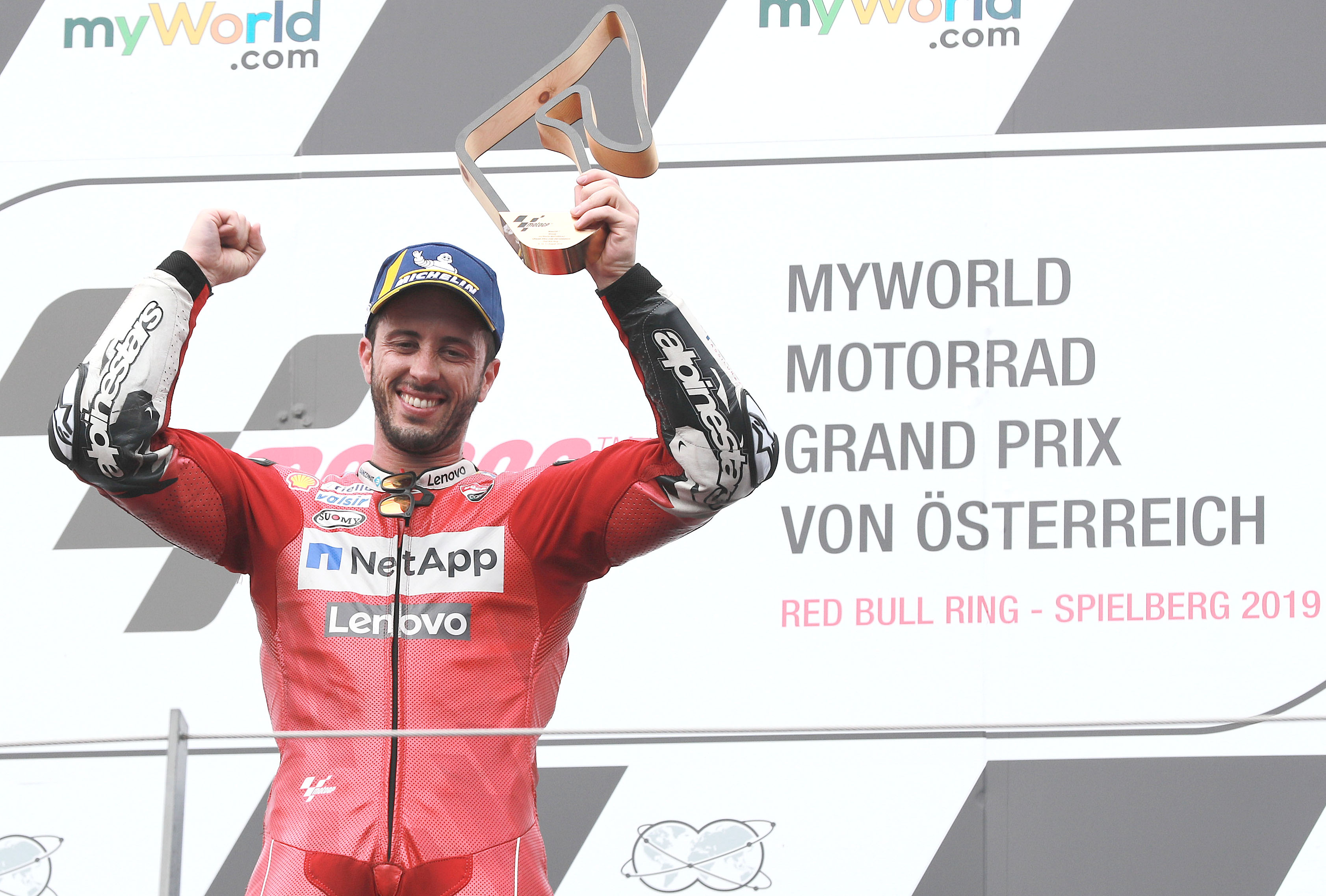 Andrea Dovizioso Red Bull Ring podium 2019