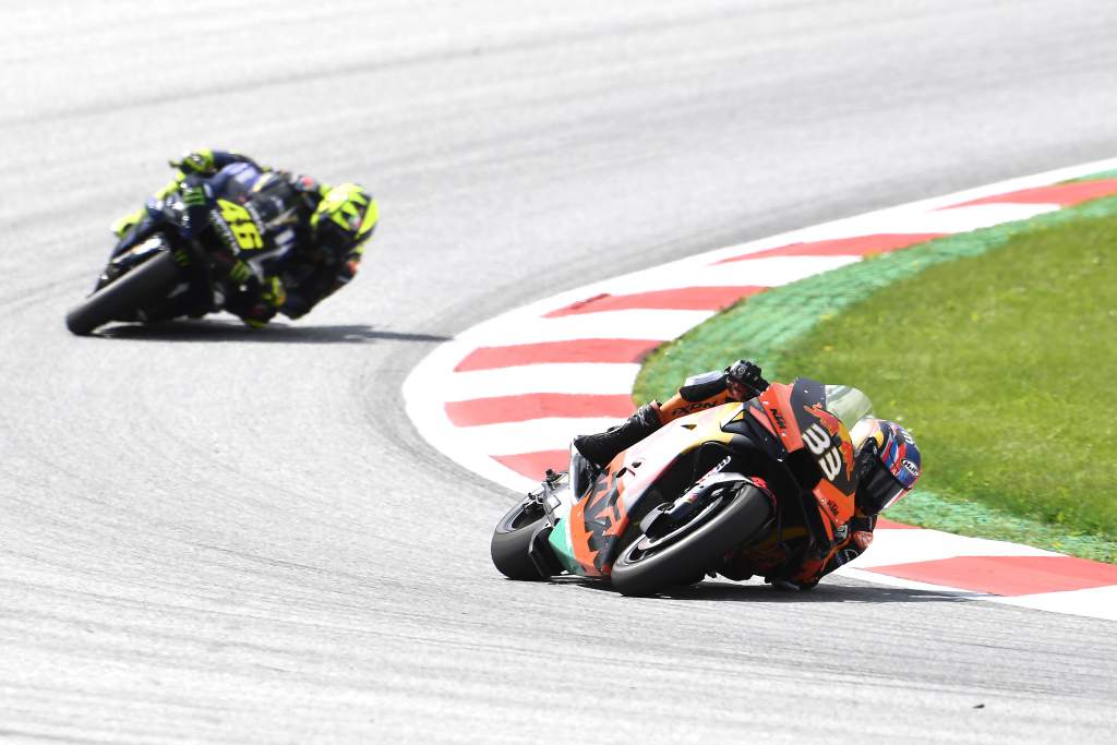 Brad Binder Valentino Rossi MotoGP Austrian GP