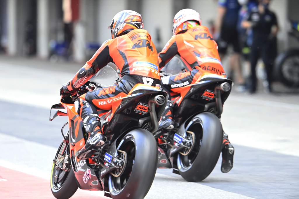 Danilo Petrucci Iker Lecuona Tech3 KTM Portimao MotoGP 2021