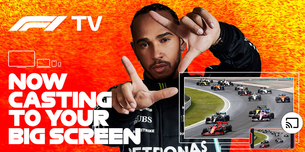 F1TV casting banner