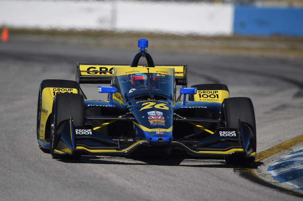 Colton Herta Andretti Indycar Testing