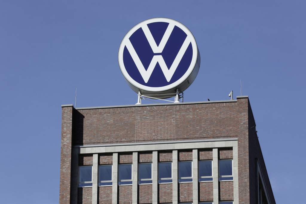 Markenhochaus (brand Tower) New Volkswagen Logo