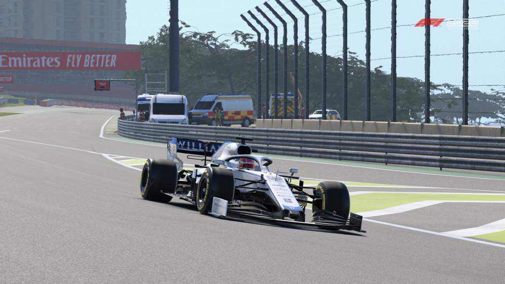 George Russell F1 2020 game