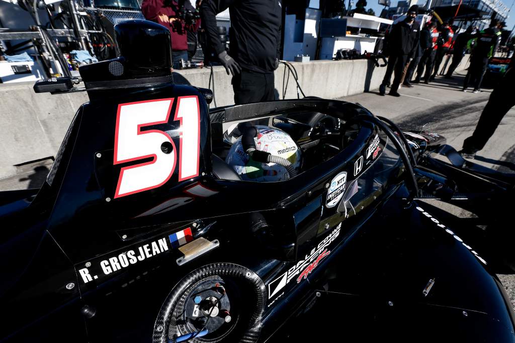 Grosjean Coyne Indycar Test