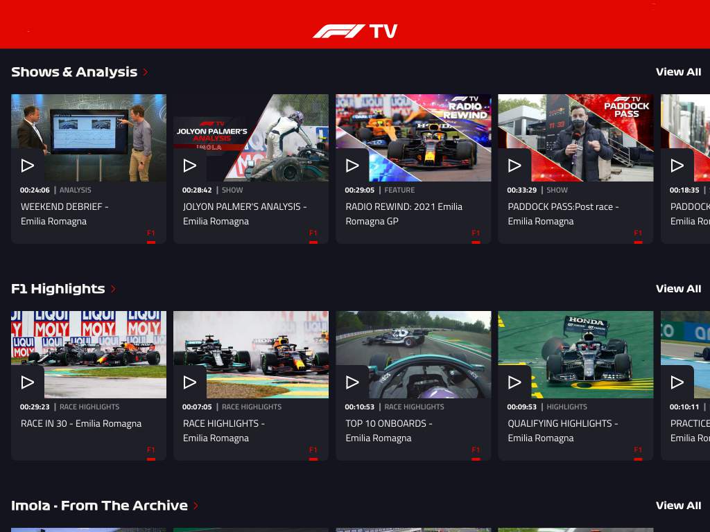Fitv Promoted: F1TV app gets revamp for 2021 season
