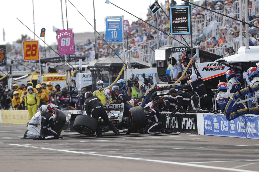 Josef Newgarden Pitstop Indycar