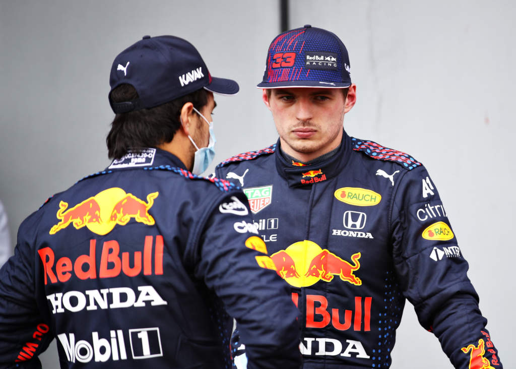 Sergio Perez Max Verstappen