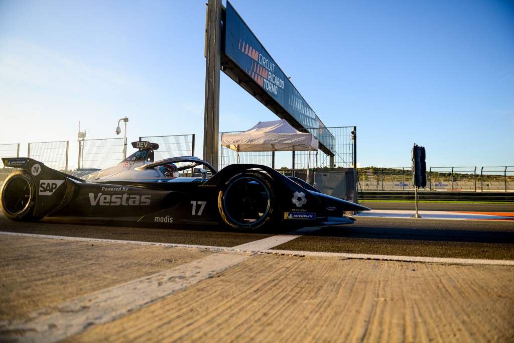 Stoffel Vandoorne Mercedes Valencia Formula E test 2020