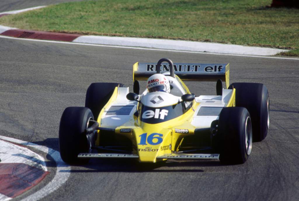 Rene Arnoux Renault Imola 1980