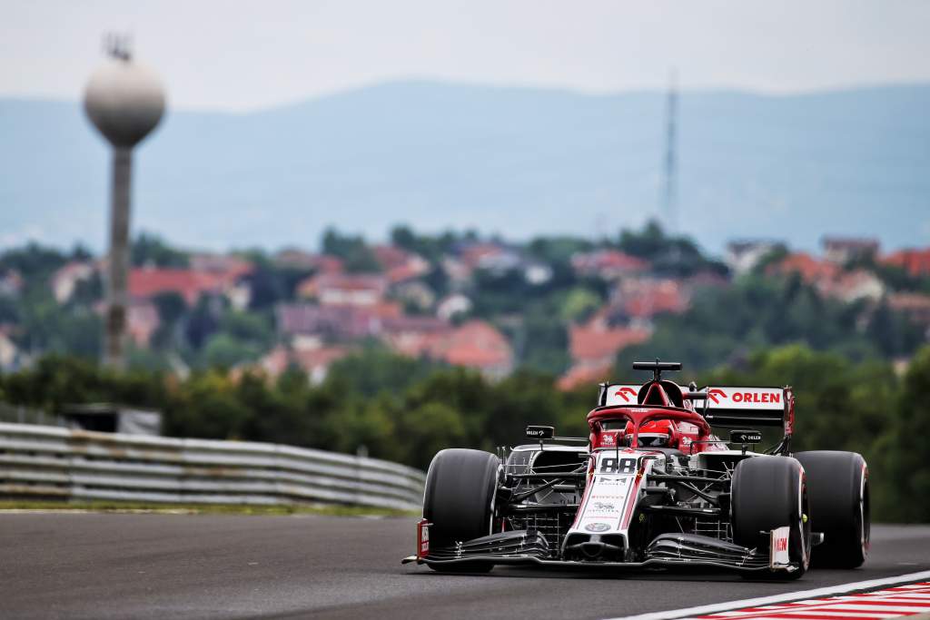 Robert Kubica Alfa Romeo Hungarian Grand Prix practice 2020