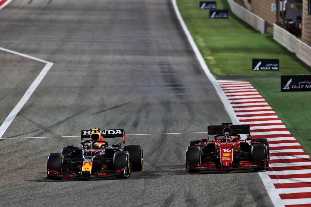 Charles Leclerc Sergio Perez Ferrari Red Bull F1