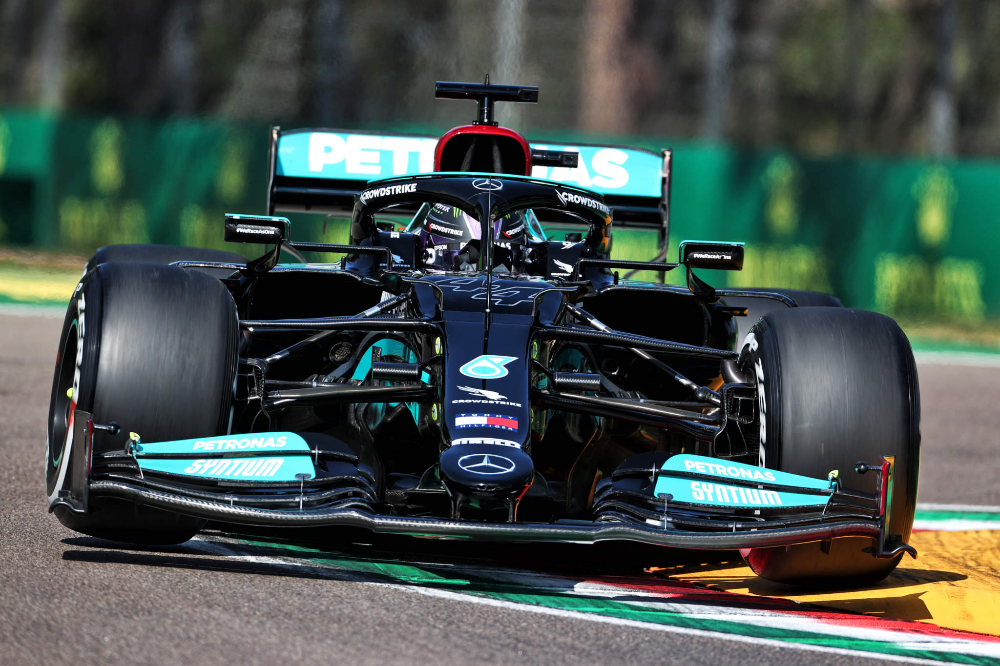 Motor Racing Formula One World Championship Emilia Romagna Grand Prix Practice Day Imola, Italy