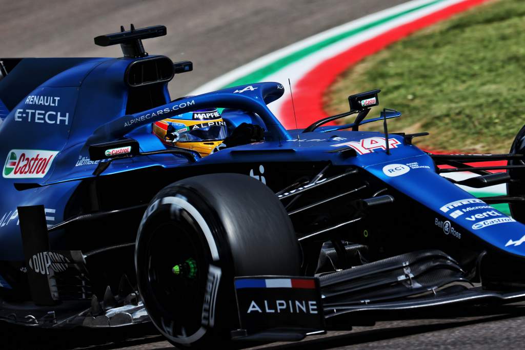 Fernando Alonso F1 Alpine Imola