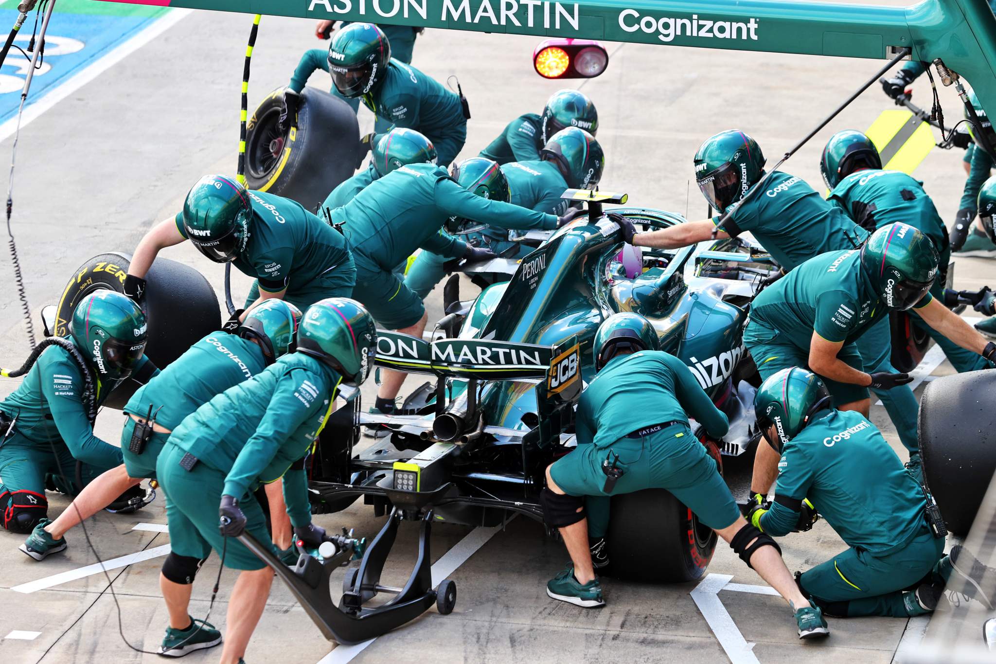 Motor Racing Formula One World Championship Emilia Romagna Grand Prix Practice Day Imola, Italy