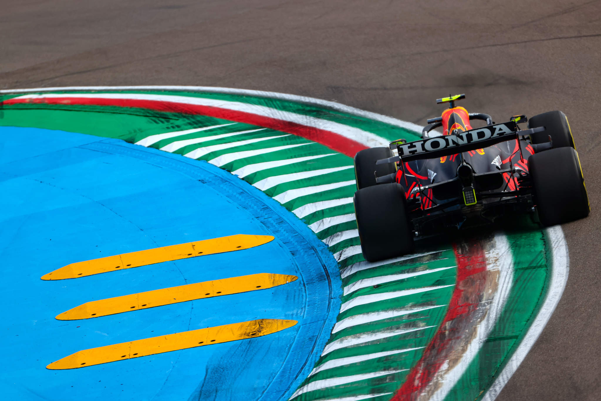 Motor Racing Formula One World Championship Emilia Romagna Grand Prix Practice Day Imola, Italy