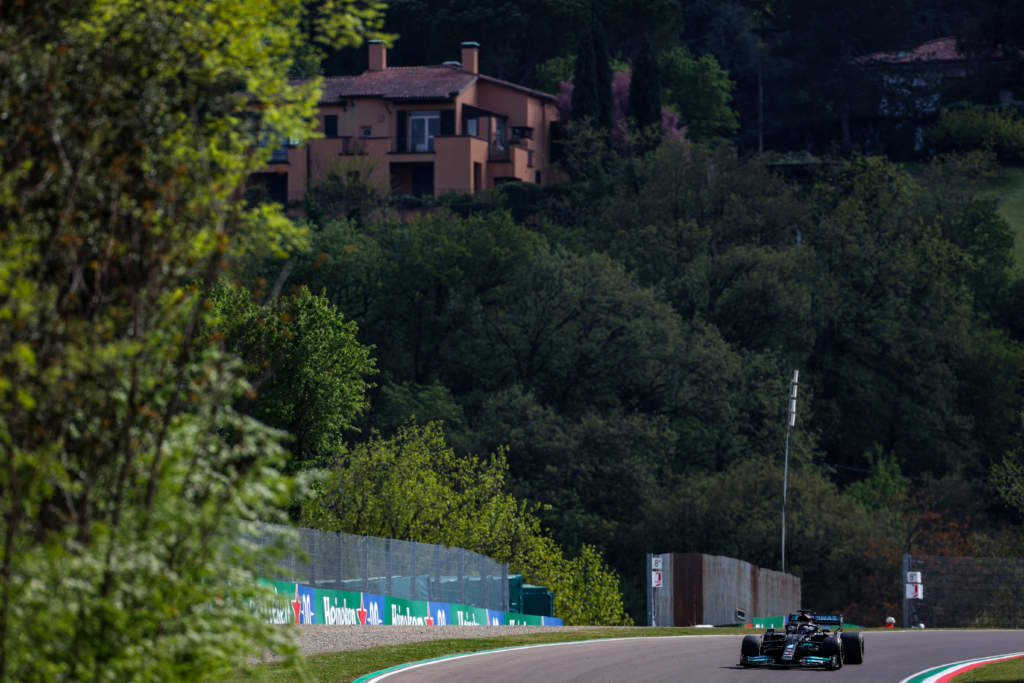 Lewis Hamilton Mercedes Imola 2021