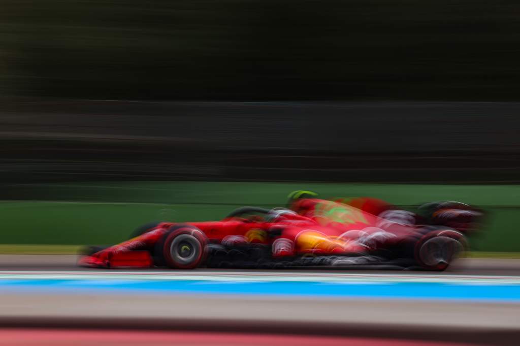 Motor Racing Formula One World Championship Emilia Romagna Grand Prix Practice Day Imola, Italy