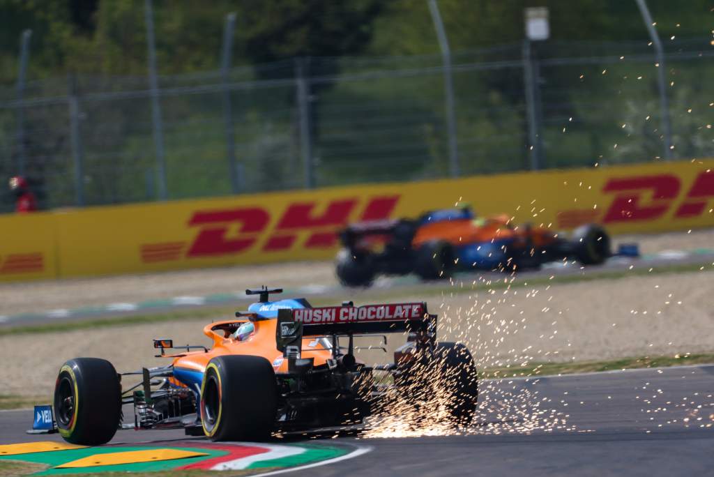 Daniel Ricciardo McLaren Imola F1 2021