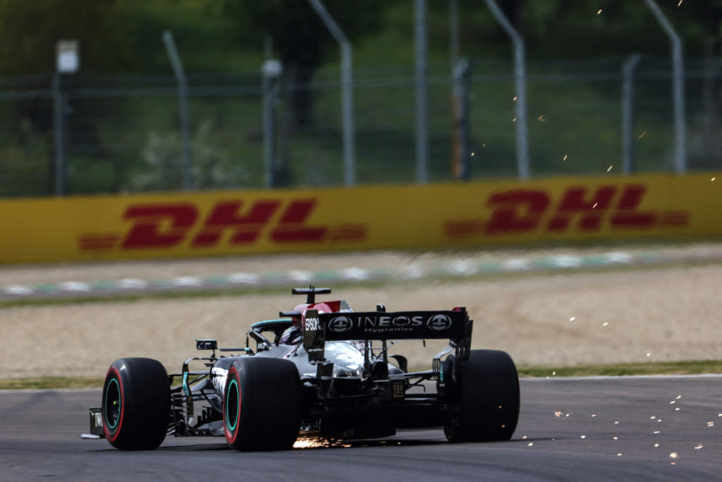 Lewis Hamilton Mercedes Imola F1 2021