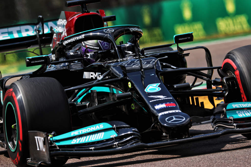 Lewis Hamilton Mercedes Imola 2021