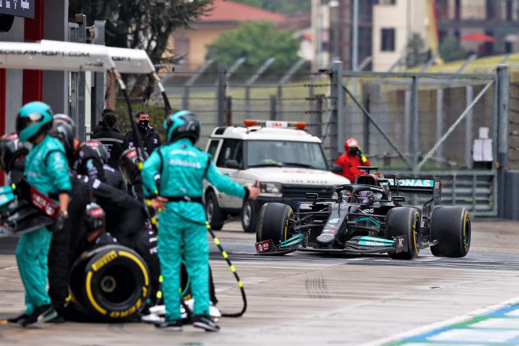 Lewis Hamilton off Imola F1 2021