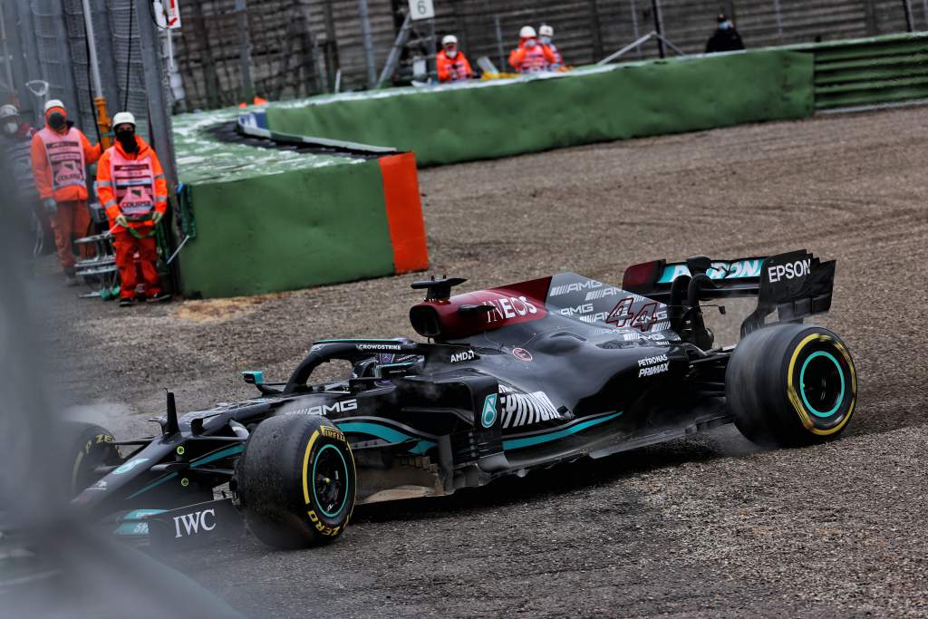 Lewis Hamilton off Imola F1 2021