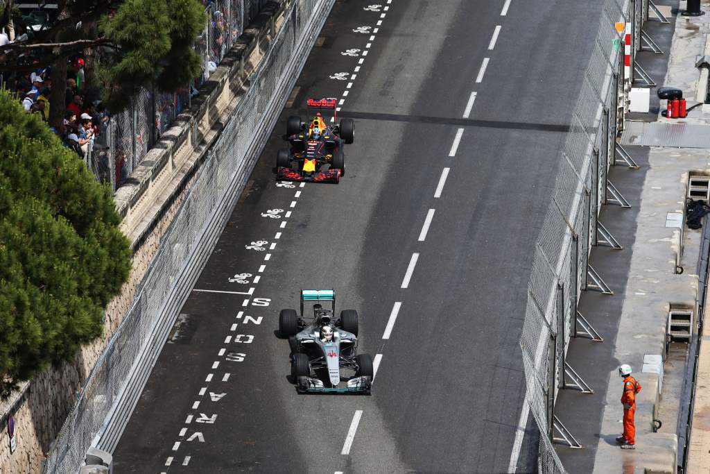 Lewis Hamilton Daniel Ricciardo Mercedes Red Bull Monaco GP F1