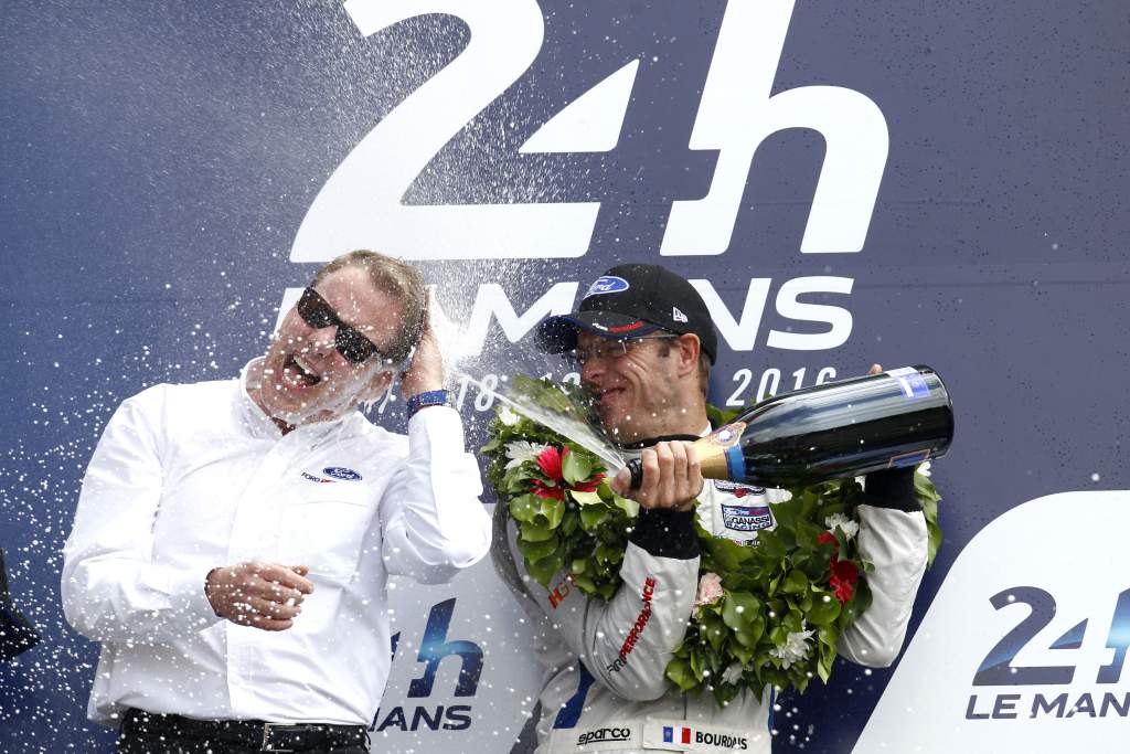 Sebastien Bourdais Le Mans podium 2015