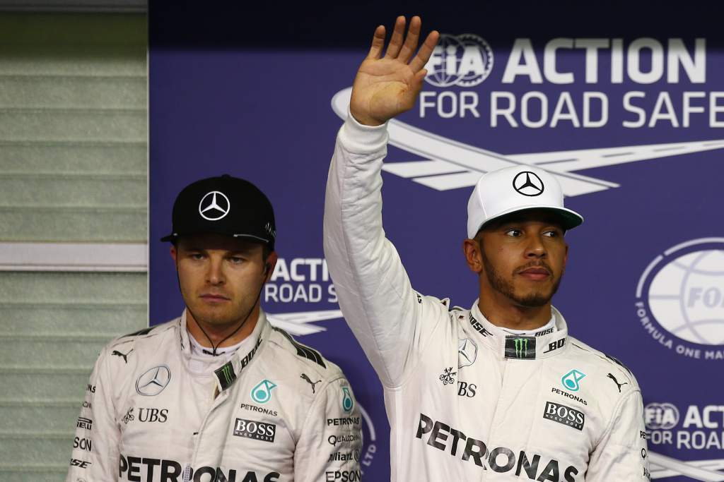 Nico Rosberg Lewis Hamilton Mercedes F1