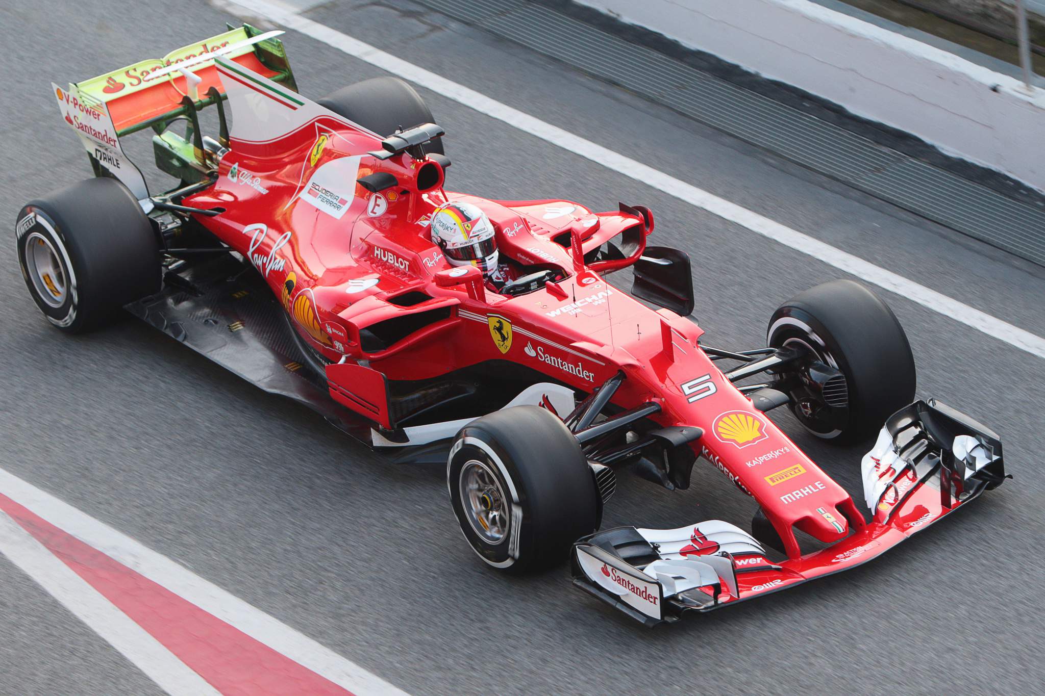 Sebastian Vettel Ferrari 2017 F1 testing